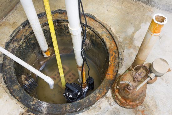 A sump pump in Richmond BC