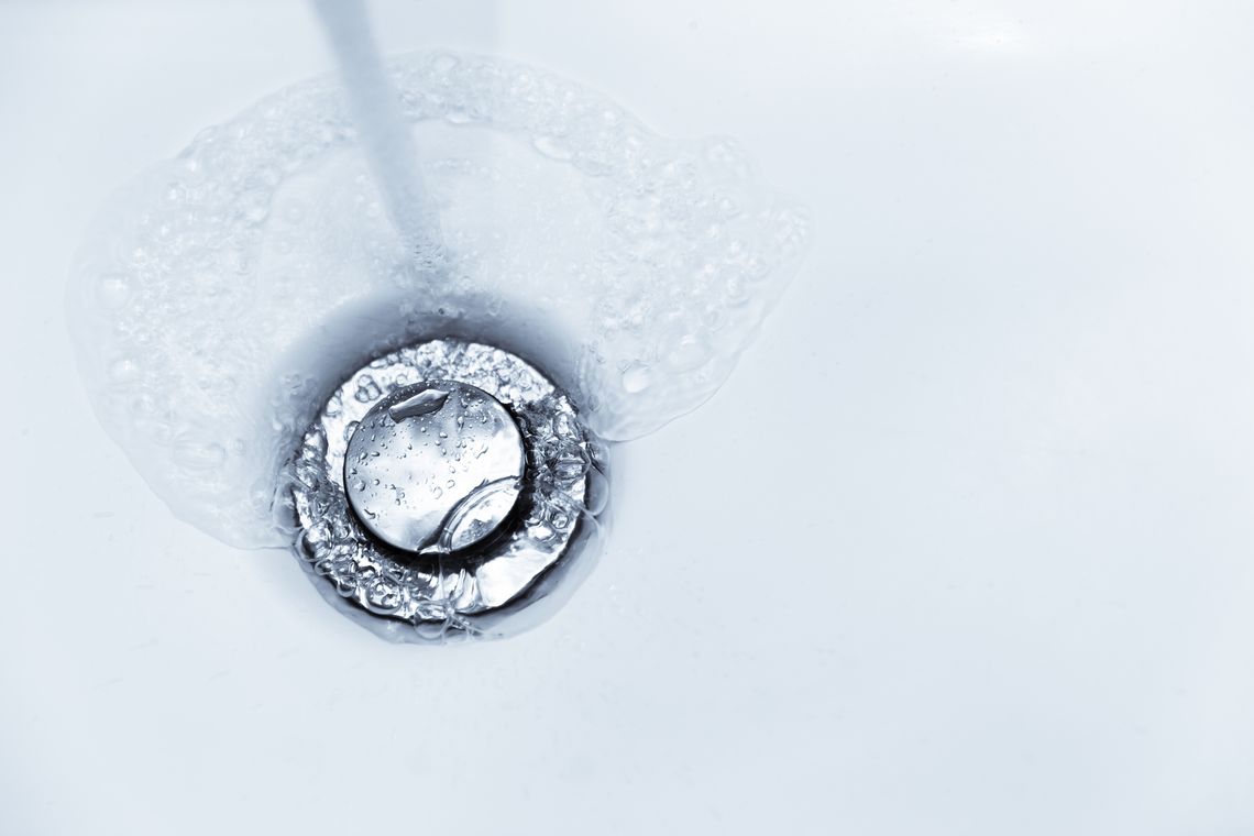 A cleared shower drain in Vancouver