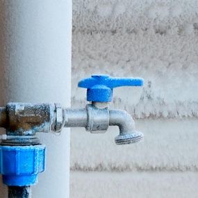 pipe in winter